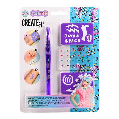 Косметика - Набір для тату Create It! Фіолетова ручка (84209/84209-2)