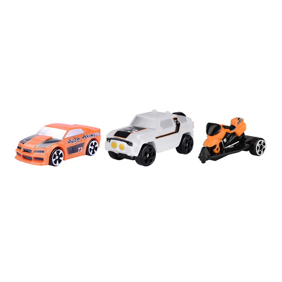 Транспорт і спецтехніка - Набір машинок Micro Machines W3 Трюковий 3 штуки (MMW0192)