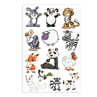 Косметика - Набор тату для тела Tattooshka Счастливые зверушки (WS-YX021)