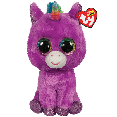 Мягкие животные - Мягкая игрушка TY Beanie boo's Сиреневый единорог Розэт15 см (36328)