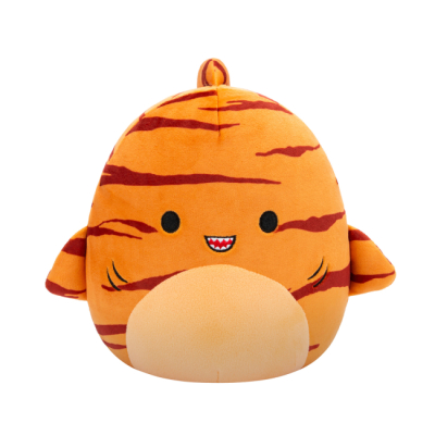 Мягкие животные - Мягкая игрушка Squishmallows Тигровая акула Джаггер 19 см (SQCR06597)