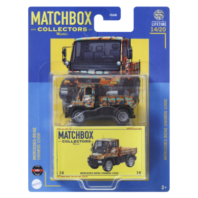 Транспорт і спецтехніка - Вантажівка Matchbox Collectors Mercedes-Benz unimog U300 (GBJ48/HVW09)