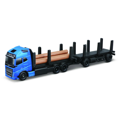Транспорт і спецтехніка - Вантажівка Maisto Mini work machines Volvo FH16 Logging trailer (11682/01)
