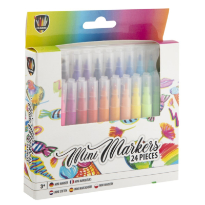 Канцтовары - Набор маркеров Grafix Mini markers 24 штуки (150092)