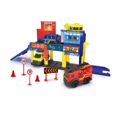 Паркинги и гаражи - Игровой набор Dickie Toys SOS Служба спасения Микро (3713017)