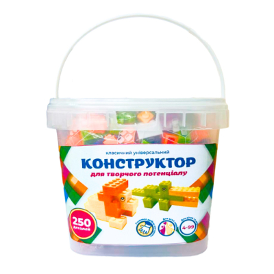 Блочные конструкторы - Конструктор DGT-Blocks Универсальный 250 деталей (8100-250)