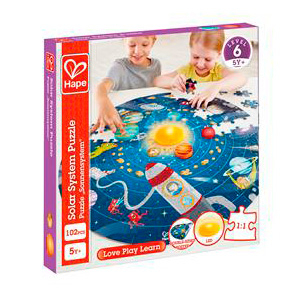 Пазли - Пазл Hape Сонячна система 102 елементи (E1625)