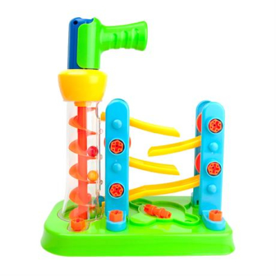 Конструктори з унікальними деталями - Конструктор Edu-Toys Гірка-зигзаг з інструментами (JS021)
