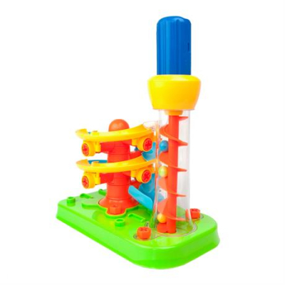 Конструктори з унікальними деталями - Конструктор Edu-Toys Гірка-спіраль з інструментами (JS022)