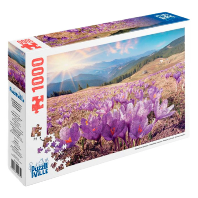 Пазли - Пазл Puzzleville Карпатські крокуси 1000 елементів (PZL1000_2)