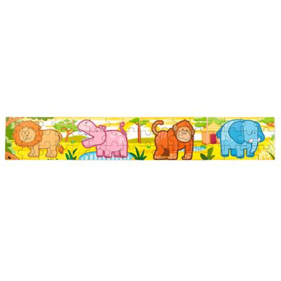 Пазлы - Набор деревянных пазлов Viga Toys Джунгли 4 в 1 (50068)