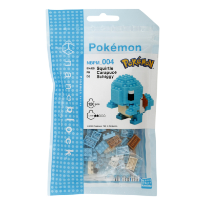 Блочные конструкторы - Конструктор Nanoblock Сквиртл 120 элементов (124140)