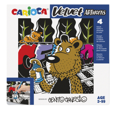 Наборы для творчества - Набор для творчества Carioca Velvet artworks (43601)