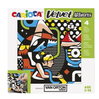 Наборы для творчества - Набор для творчества Carioca Velvet artworks (43604)