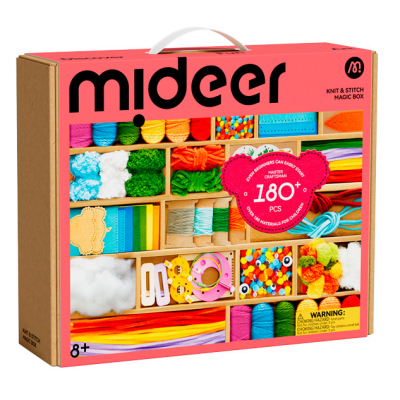 Наборы для творчества - Набор для творчества Mideer Волшебный ящик для вязания и вышивания (MD4320)