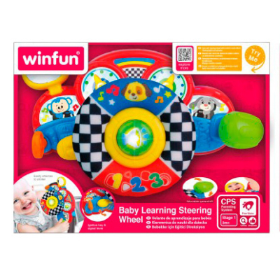 Развивающие игрушки - Развивающая игрушка WinFun Руль (0782-01)