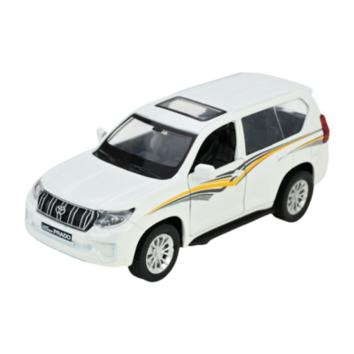 Автомодели - Автомодель Автопром Toyota Land Cruiser Prado белая (10002/3)