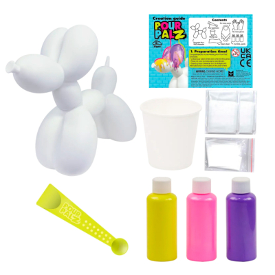 Набори для творчості - Набір для творчості Pour Palz Флюїд Арт Balloon Dog Блиск та мерехтіння (GS-G22188)