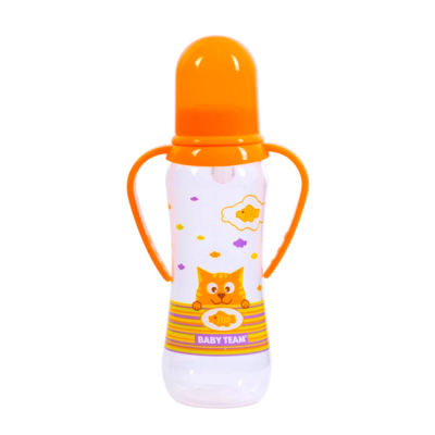 Товари для догляду - Пляшечка для годування Baby Team Помаранчева (1411/2)