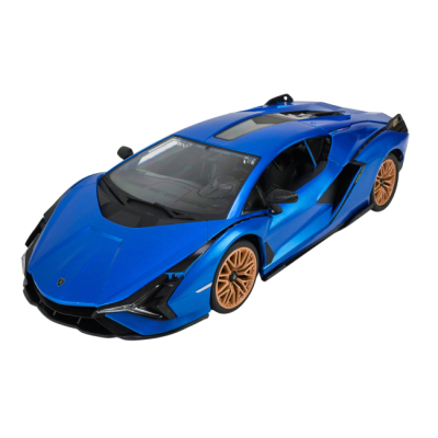 Радиоуправляемые модели - Автомодель Країна Іграшок Lamborghini Sian FKP37 синяя на радиоуправлении 1:16 (PM1407)