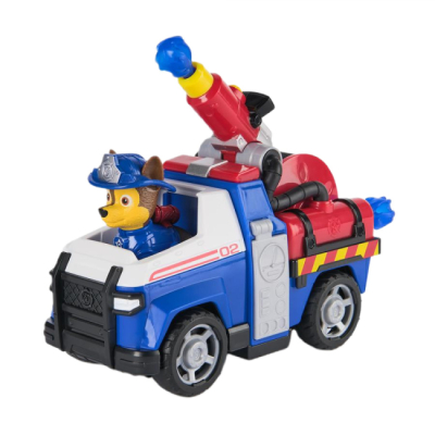 Фигурки персонажей - Игровой набор Paw Patrol Большой спасательный автомобиль с водителем Гонщик (Пожарная спасательная миссия) (SM97236/6072641)