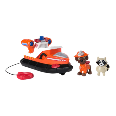 Фигурки персонажей - Игровой набор Paw Patrol Большой спасательный катер с водителем Зума (Пожарная спасательная миссия) (SM97236/6072684)