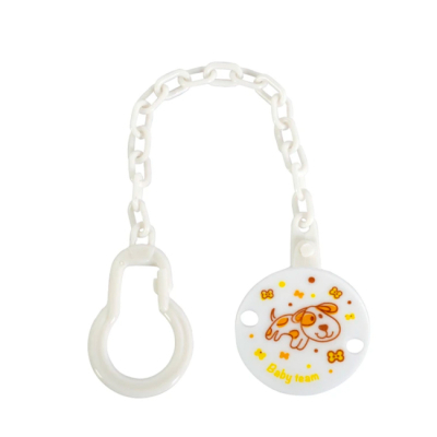 Товары по уходу - Цепочка для пустышки Baby Team Собачка (3390/2) (3333/2)