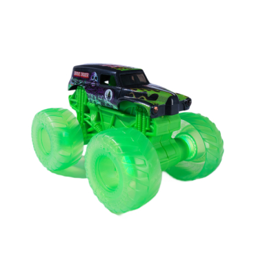 Автомодели - Автомодель Monster Jam Grave Digger черная с зелеными колесами 1:43 (6071190/2)
