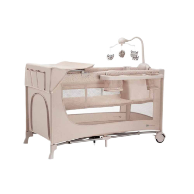 Манежі - Ліжко-манеж с пеленатором Kinderkraft Joy 2 Beige (KLJOY02BEG000AC)