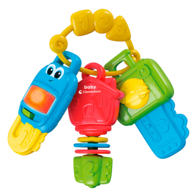 Брязкальця, прорізувачі - Брязкальце Clementoni Multi-activity Keys New (8005125179145)