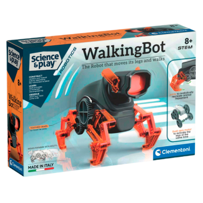 Конструкторы с уникальными деталями - Конструктор Clementoni WalkingBot (8005125750399)