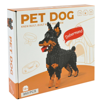Блочные конструкторы - Конструктор Країна Іграшок Доберман 950 деталей (911-4)