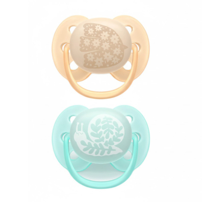 Товары по уходу - Пустышка Avent Ultra Soft ортодонтическая 2 шт (SCF091/41)