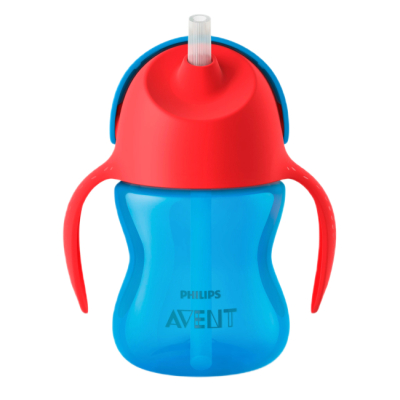 Товары по уходу - Поильник Avent с трубочкой-непроливайкой синий (SCF796/01)
