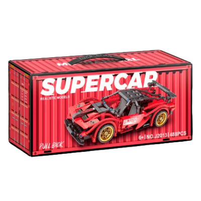 Конструктори з унікальними деталями - Конструктор Maya toys Суперкар червоний 488 елементів (J2013C)