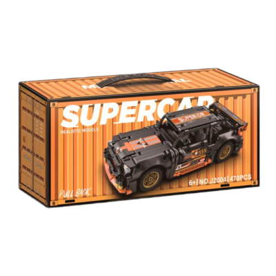 Конструктори з унікальними деталями - Конструктор Maya toys Суперкар помаранчевий 520 елементів (J2004C)