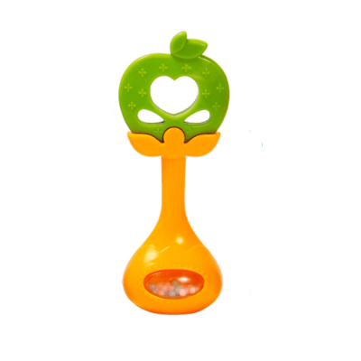 Брязкальця, прорізувачі - Брязкальце Lindo з прорізувачем Яблуко (6930210103885)