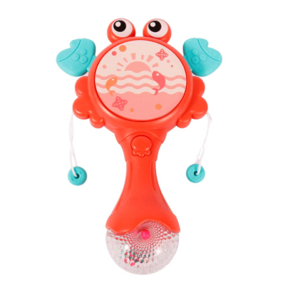 Брязкальця, прорізувачі - Брязкальце Lindo Краб червоний (6902170000658)