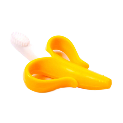 Брязкальця, прорізувачі - Прорізувач-щітка Lindo Банан (4890211000014)