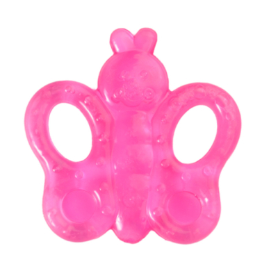 Брязкальця, прорізувачі - Прорізувач Lindo Рожевий метелик (8850217303010)