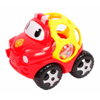 Брязкальця, прорізувачі - Брязкальце Lindo Червона машинка (4890210003436)