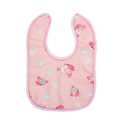 Товари для догляду - Слинявчик Lindo на кнопці рожевий (4890210609348)