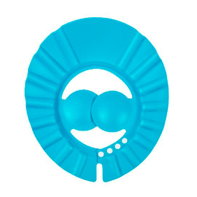 Товари для догляду -  Козирок для миття голови Lindo блакитний (4890210015620)