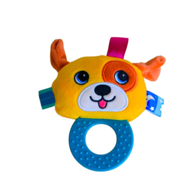 Погремушки, прорезыватели - Погремушка Lindo Пёсик с прорезывателем (6902170005165) (6902170004168)