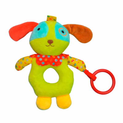 Погремушки, прорезыватели - Погремушка Lindo Песик с прорезывателем (6954690010099)