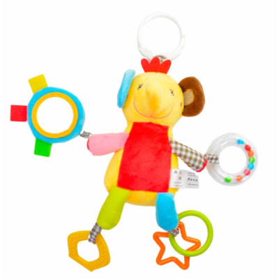 Брязкальця, прорізувачі - Брязкальце Lindo Слоник з прорізувачем (6954690310137) (6954690110133)