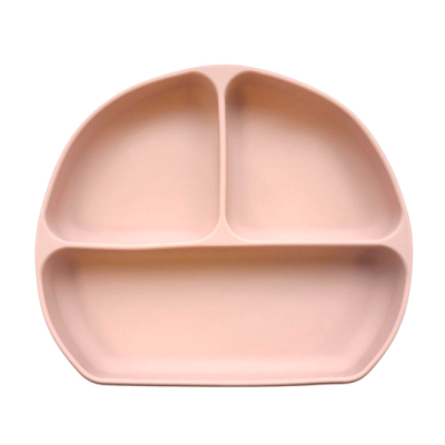 Товари для догляду - Тарілка Lindo Секційна на присосці бежева (4890211049648)