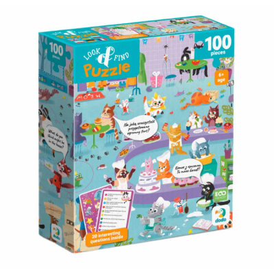 Пазли - Пазл Dodo Look and Find Котяче кафе (300667)