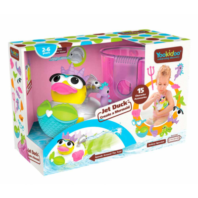 Іграшки для ванни - Іграшка для ванни Yookidoo Качка - русалка (40171)