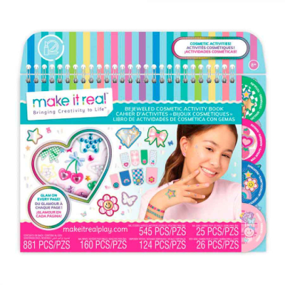 Косметика - Набір з наліпками Make it Real Грай і прикрашай (MR2707)